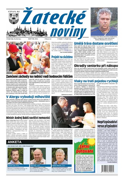 E-magazín Žatecké noviny 23/2016 - Ohře Media