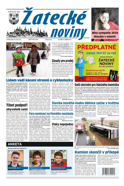 E-magazín Žatecké noviny 10/2016 - Ohře Media