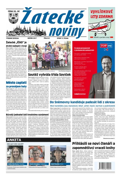 E-magazín Žatecké noviny 41/2017 - Ohře Media