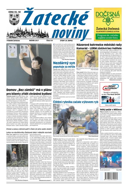 E-magazín Žatecké noviny 34/2017 - Ohře Media