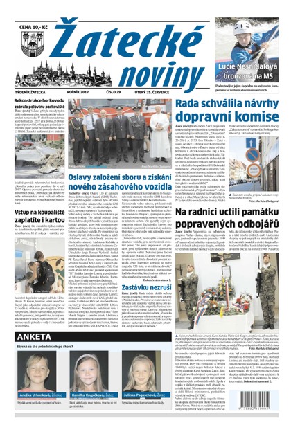 E-magazín Žatecké noviny 29/2017 - Ohře Media