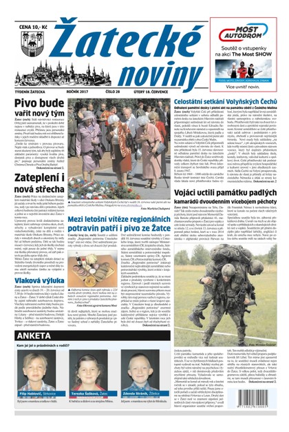 E-magazín Žatecké noviny 28/2017 - Ohře Media