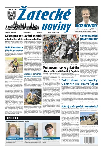 E-magazín Žatecké noviny 21/2017 - Ohře Media