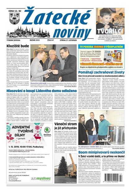 E-magazín Žatecké noviny 47/2019 - Ohře Media