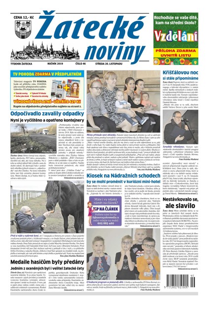 E-magazín Žatecké noviny 46/2019 - Ohře Media