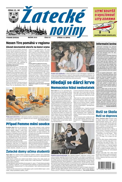 E-magazín Žatecké noviny 32/2019 - Ohře Media