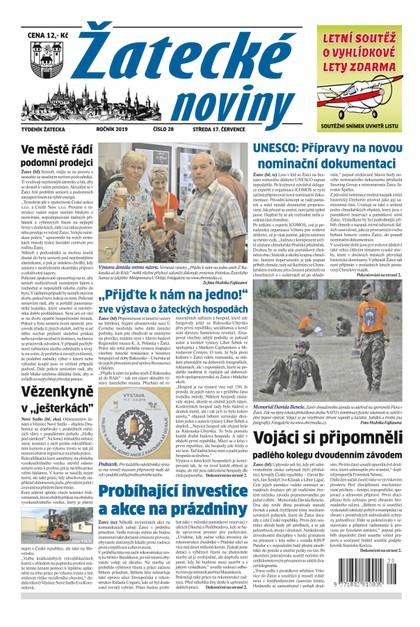 E-magazín Žatecké noviny 28/2019 - Ohře Media