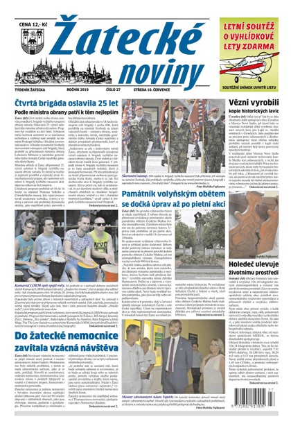 E-magazín Žatecké noviny 27/2019 - Ohře Media