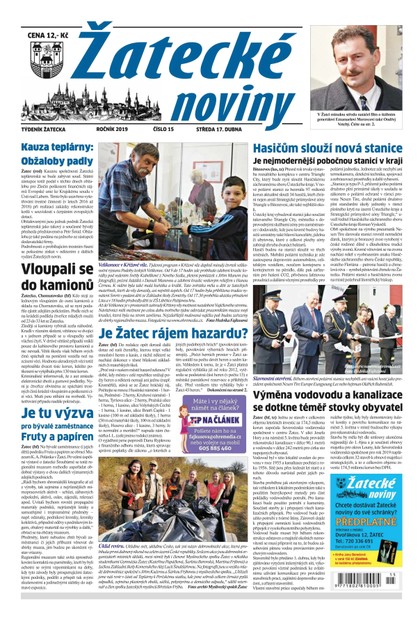 E-magazín Žatecké noviny 15/2019 - Ohře Media