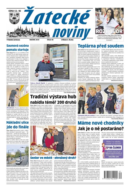 E-magazín Žatecké noviny 40/2019 - Ohře Media