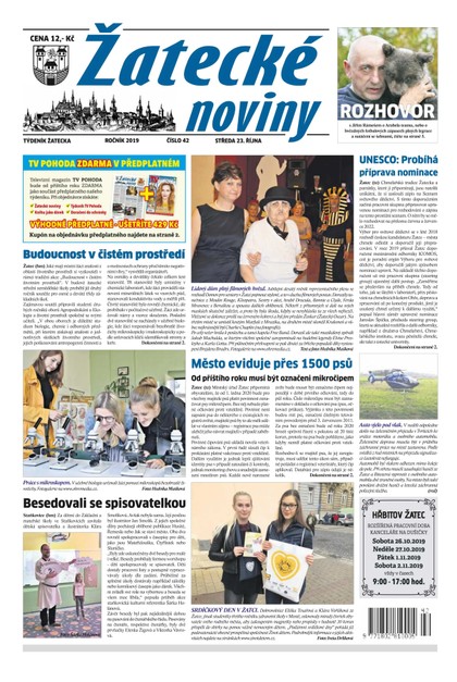 E-magazín Žatecké noviny 42/2019 - Ohře Media