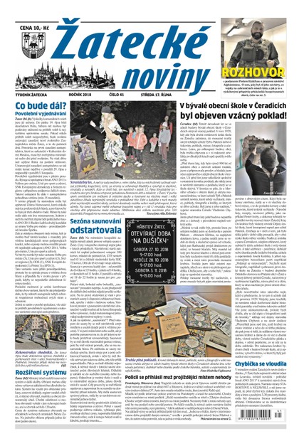 E-magazín Žatecké noviny 41/2018 - Ohře Media