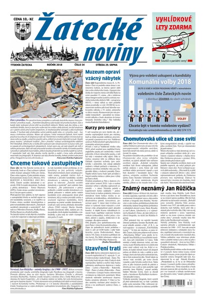 E-magazín Žatecké noviny 34/2018 - Ohře Media