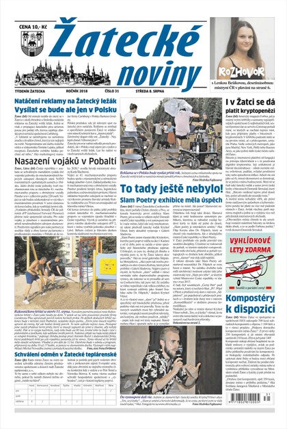 E-magazín Žatecké noviny 31/2018 - Ohře Media