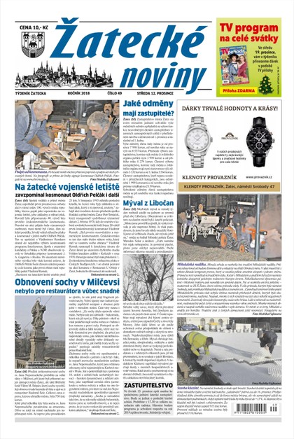 E-magazín Žatecké noviny 49/2018 - Ohře Media