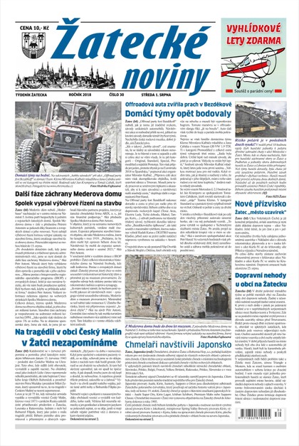 E-magazín Žatecké noviny 30/2018 - Ohře Media