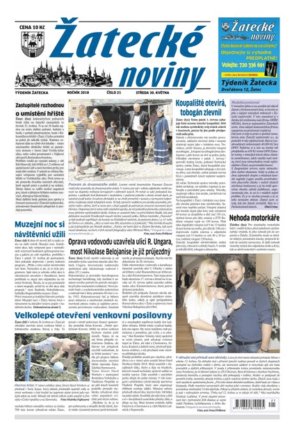 E-magazín Žatecké noviny 21/2018 - Ohře Media