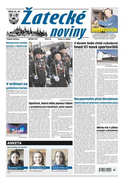 E-magazín Žatecké noviny 14/2018 - Ohře Media