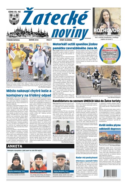 E-magazín Žatecké noviny 7/2018 - Ohře Media