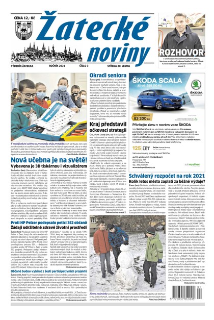 E-magazín Žatecké noviny 3/2021 - Ohře Media