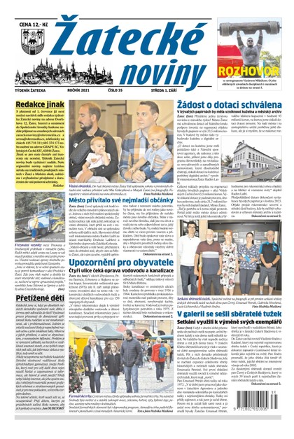 E-magazín Žatecké noviny 35/2021 - Ohře Media