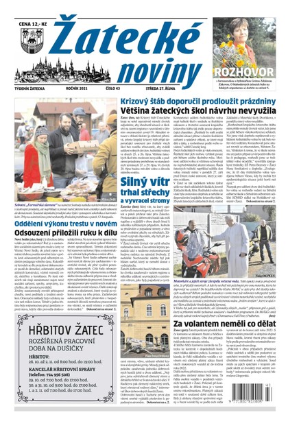 E-magazín Žatecké noviny 43/2021 - Ohře Media