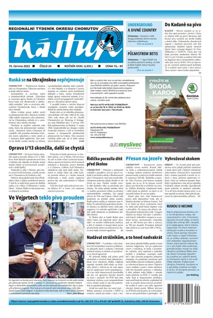 E-magazín Nástup 24/2022 - Ohře Media