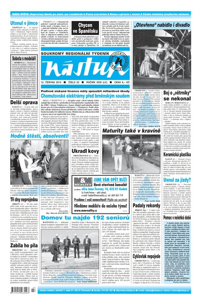 E-magazín Nástup 23/2014 - Ohře Media