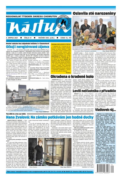 E-magazín Nástup 31/2021 - Ohře Media