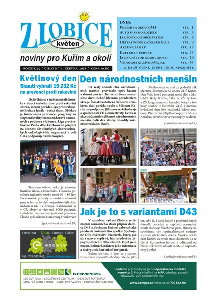 E-magazín Zlobice – noviny pro Kuřim a okolí  6/2018 - Noviny Zlobice