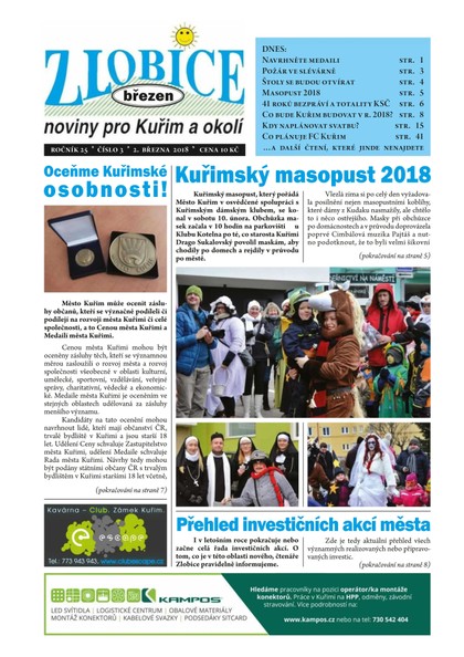 E-magazín Zlobice – noviny pro Kuřim a okolí  3/2018 - Noviny Zlobice