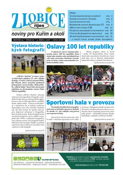 E-magazín Zlobice – noviny pro Kuřim a okolí  10/2018 - Noviny Zlobice