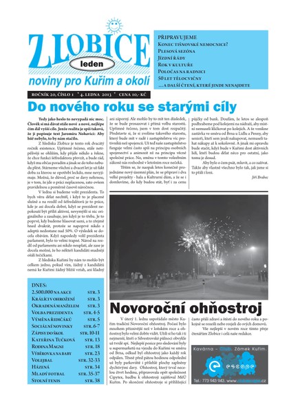 E-magazín Zlobice – noviny pro Kuřim a okolí  Zlobice - noviny pro Kuřim a okolí 1/2013 - Noviny Zlobice