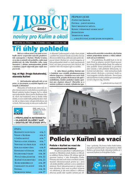 E-magazín Zlobice – noviny pro Kuřim a okolí   Zlobice - noviny pro Kuřim a okolí 2/2013 - Noviny Zlobice