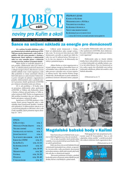 E-magazín Zlobice – noviny pro Kuřim a okolí  Zlobice - noviny pro Kuřim a okolí 9/2013 - Noviny Zlobice