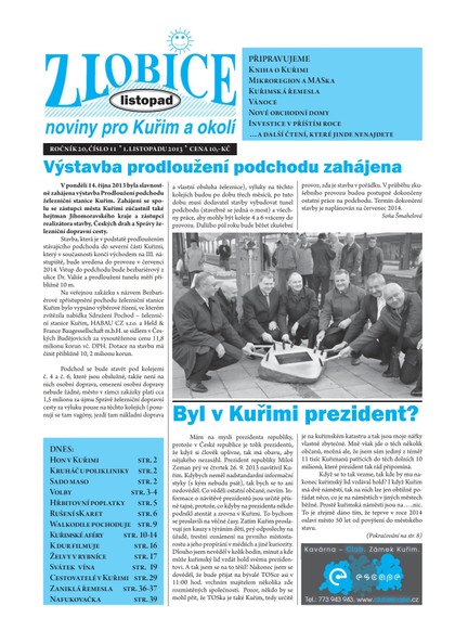 E-magazín Zlobice – noviny pro Kuřim a okolí  Zlobice - noviny pro Kuřim a okolí 11/2013 - Noviny Zlobice