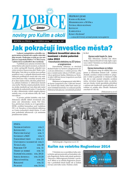 E-magazín Zlobice – noviny pro Kuřim a okolí  Zlobice - noviny pro Kuřim a okolí 2/2014 - Noviny Zlobice