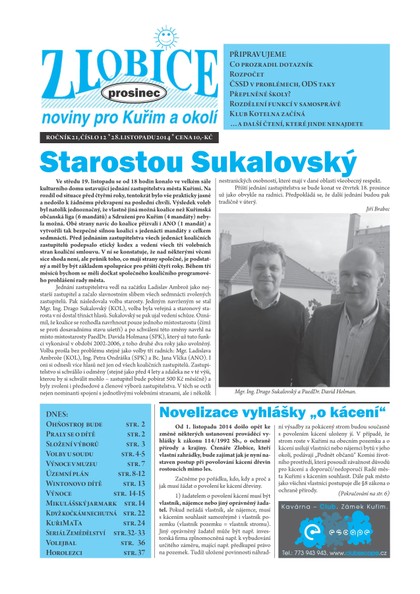 E-magazín Zlobice – noviny pro Kuřim a okolí  Zlobice - noviny pro Kuřim a okolí 12/2014 - Noviny Zlobice