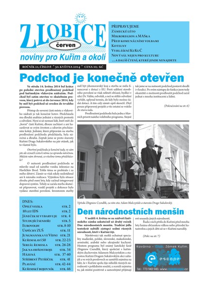 E-magazín Zlobice – noviny pro Kuřim a okolí  Zlobice - noviny pro Kuřim a okolí 6/2014 - Noviny Zlobice