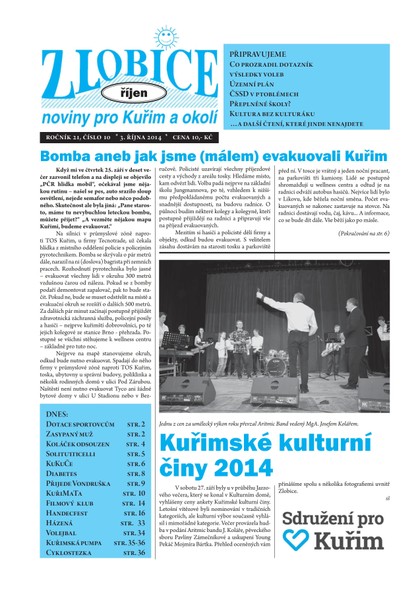 E-magazín Zlobice – noviny pro Kuřim a okolí  Zlobice - noviny pro Kuřim a okolí 10/2014 - Noviny Zlobice