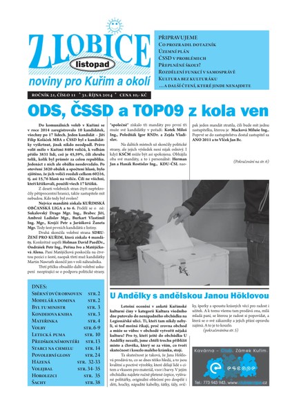 E-magazín Zlobice – noviny pro Kuřim a okolí  Zlobice - noviny pro Kuřim a okolí 11/2014 - Noviny Zlobice