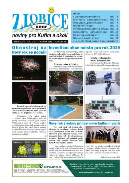 E-magazín Zlobice – noviny pro Kuřim a okolí  2/2019 - Noviny Zlobice