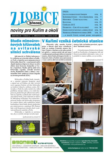 E-magazín Zlobice – noviny pro Kuřim a okolí  3/2019 - Noviny Zlobice