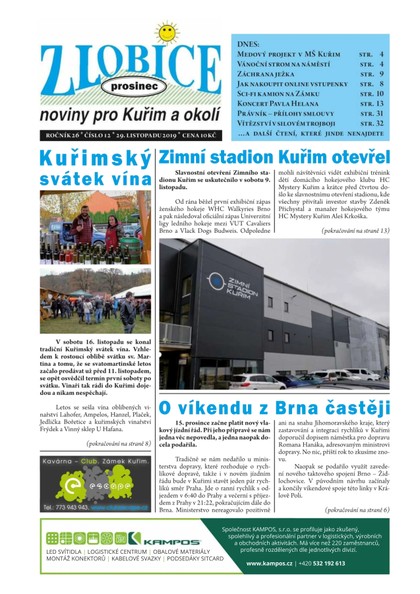 E-magazín Zlobice – noviny pro Kuřim a okolí  12/2019 - Noviny Zlobice