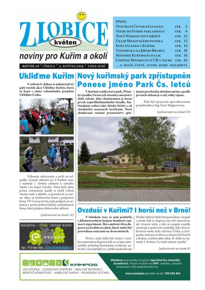 E-magazín Zlobice – noviny pro Kuřim a okolí  5/2019 - Noviny Zlobice