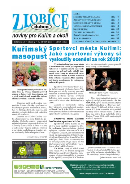 E-magazín Zlobice – noviny pro Kuřim a okolí  4/2019 - Noviny Zlobice