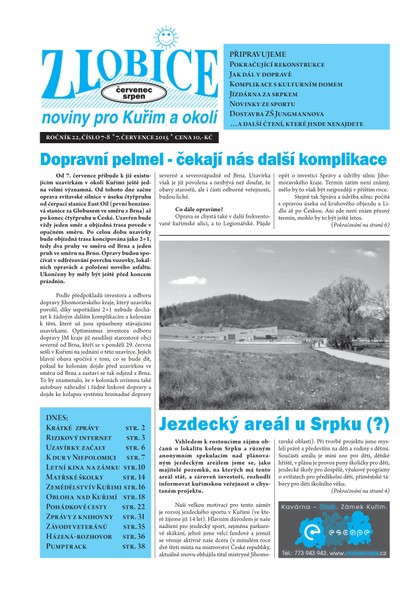 E-magazín Zlobice – noviny pro Kuřim a okolí  7-8/2015 - Noviny Zlobice