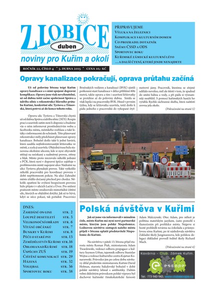 E-magazín Zlobice – noviny pro Kuřim a okolí  4/2015 - Noviny Zlobice