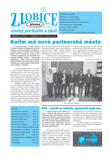 E-magazín Zlobice – noviny pro Kuřim a okolí  3/2015 - Noviny Zlobice