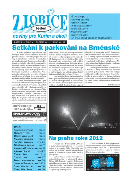 E-magazín Zlobice – noviny pro Kuřim a okolí  1/2012 - Noviny Zlobice